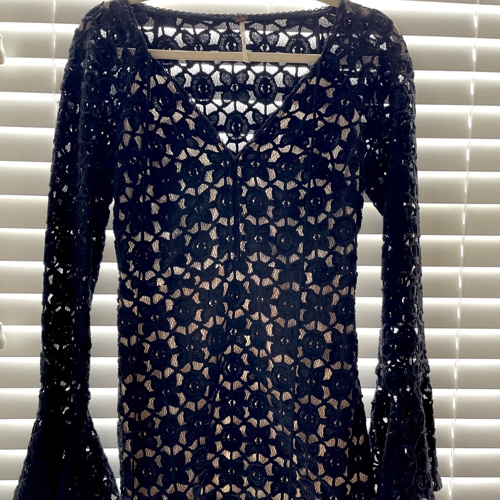 Black Free People Lace Dress